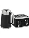 HOMCOM Electric Stainless Steel Kettle and Toaster Set, 3000W 1.7L UK Strix Thermostat Fast Boil Kettle w/ Limescale Filter, Coo