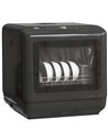 HOMCOM 6L Five-Mode Tabletop Dishwasher - Black
