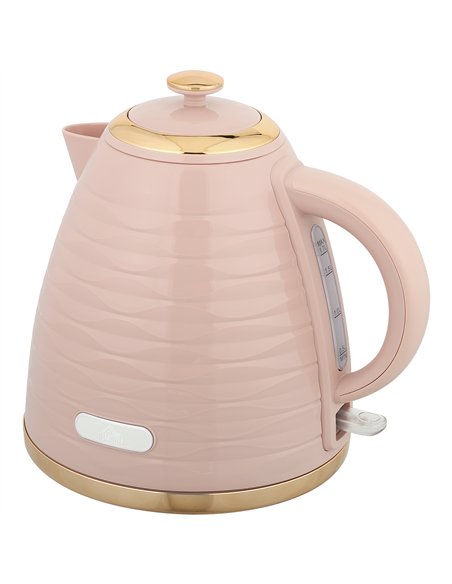 HOMCOM 3kW Rapid Boil Honeycomb Kettle - Pink - pic 168697 | FastDaddyshop