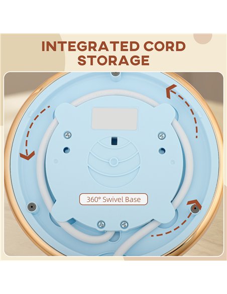 HOMCOM 3kW Rapid Boil Honeycomb Kettle - Light Blue - pic 168749 | FastDaddyshop