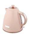 HOMCOM 3kW Rapid Boil Honeycomb Kettle - Light Pink