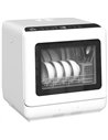 HOMCOM 6L Five-Mode Tabletop Dishwasher - White