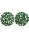 HOMCOM Set of Two Artificial Boxwood Balls Plants - White