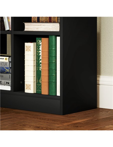 HOMCOM Tall Bookshelf with Drawer, Freestanding Bookcase for Bedroom, Living Room, Home Office, Black - pic 169169 | FastDaddyshop