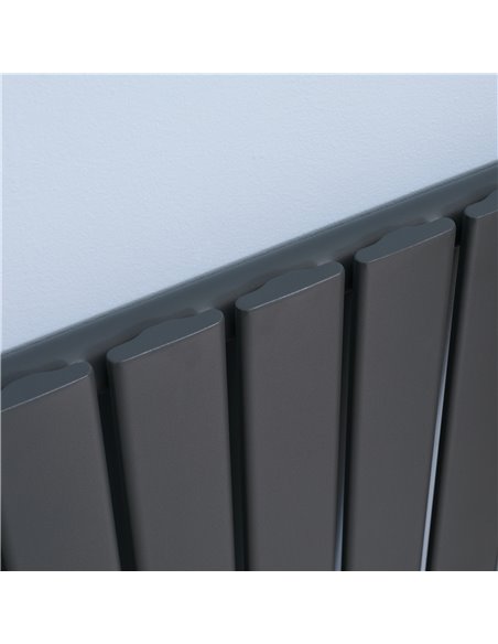 Homcom 830 x 600 mm Single Panel Radiator, Water-filled Heater, Grey - pic 16924 | FastDaddyshop