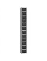 HOMCOM 204 CD Tall Narrow Media Storage Tower - Cement Grey