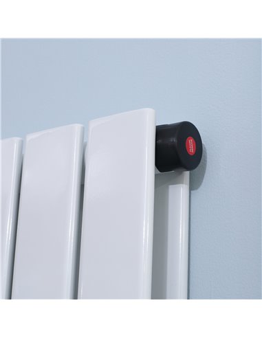 Homcom 460x1600 mm Double Panel Vertical Designer Radiator, Water-filled Heater, White