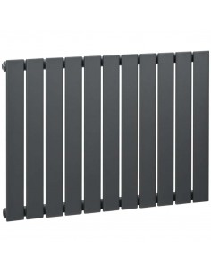 Homcom 830 x 600 mm Single Panel Radiator, Water-filled Heater, Grey