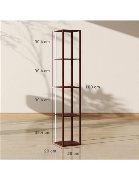 HOMCOM RGB LED Floor Lamp with Shelves, Modern Dimmable Standing Lamp with Remote Control, Adjustable Brightness & Speed for Liv - pic 170144 | FastDaddyshop