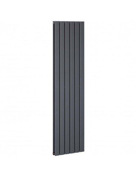 Homcom 456 x 1800 mm Double Panel Vertical Designer Radiator, Water-filled Heat, Grey - pic 17015 | FastDaddyshop
