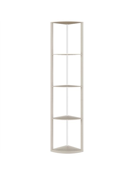 HOMCOM RGB LED Floor Lamp with Shelves, 5-Tier Dimmable Standing Lamp with Adjustable Brightness and Remote Control, Modern Corn - pic 170205 | FastDaddyshop