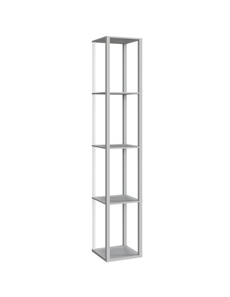 HOMCOM RGB LED Floor Lamp with Shelves, Modern Dimmable Standing Lamp with Remote Control, Adjustable Brightness & Speed for Liv - pic 170214 | FastDaddyshop