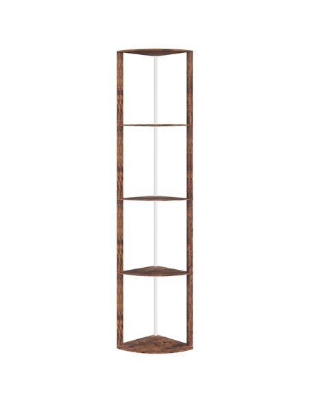 HOMCOM RGB LED Floor Lamp with Shelves, 5-Tier Dimmable Standing Lamp with Adjustable Brightness and Remote Control, Modern Corn - pic 170250 | FastDaddyshop