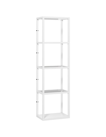 HOMCOM Four-Shelf Floor Lamp - White - pic 170286 | FastDaddyshop