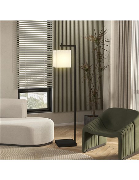 HOMCOM Floor Lamp for Living Room, 66" Modern Tall Standing Lamp with Adjustable Colour Temperatures & 10 Brightness Levels, Rem - pic 170330 | FastDaddyshop