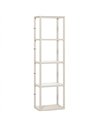 HOMCOM Four-Shelf Floor Lamp - Bleached Oak