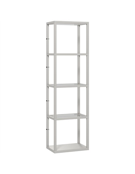 HOMCOM Four-Shelf Floor Lamp - Grey - pic 170340 | FastDaddyshop