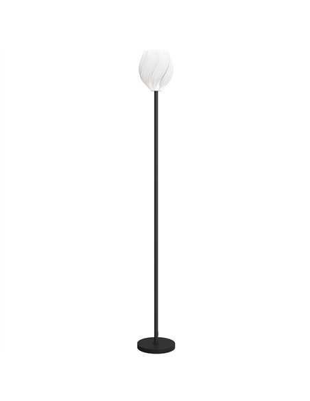HOMCOM Flower Floor Lamp for Living Room, 3D Printed Modern Standing Lamp with Rose Shade & Foot Switch, Minimalist Tall Pole La - pic 170367 | FastDaddyshop