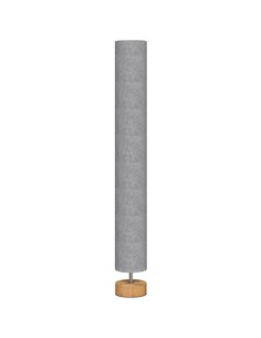 HOMCOM LED Floor Lamp for Living Room, 120cm Modern Standing Lamp with 3000K/4500K/6500K Colour Temperatures, Linen Shade and Wo