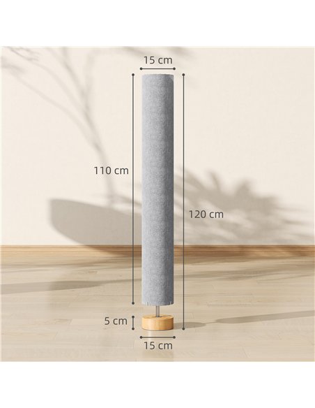 HOMCOM LED Floor Lamp for Living Room, 120cm Modern Standing Lamp with 3000K/4500K/6500K Colour Temperatures, Linen Shade and Wo - pic 170441 | FastDaddyshop