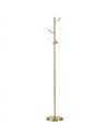 HOMCOM 3-Light Tree Floor Lamps for Living Room, Modern Standing Lamp for Bedroom with Globe Lampshade, 3000K/4000K/6000K Colour
