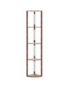 HOMCOM Three-Tier Corner Floor Lamp