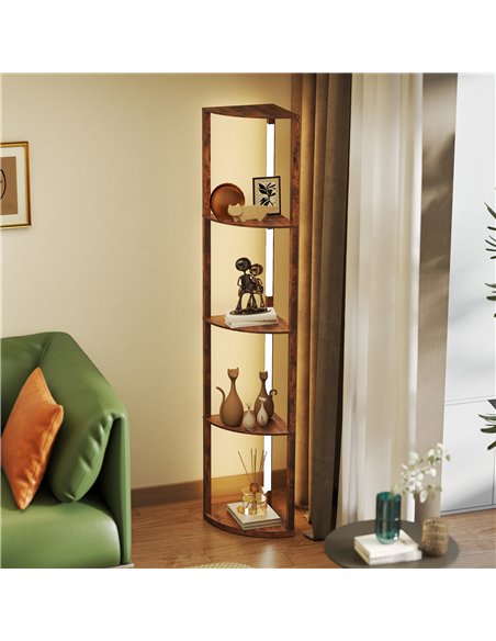 HOMCOM Three-Tier Corner Floor Lamp - pic 170555 | FastDaddyshop