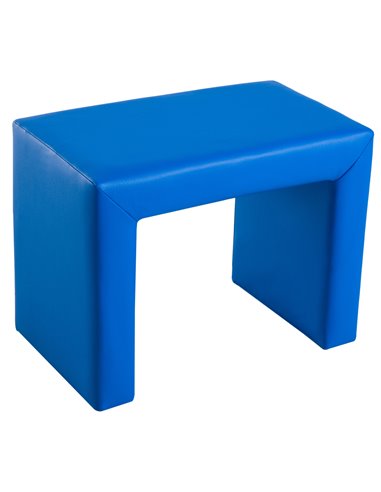 Homcom 2 in 1 Kids Table Chair Set with Sponge Supportive Wooden Frame, Blue