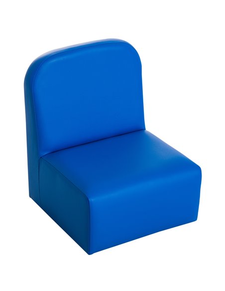 Homcom 2 in 1 Kids Table Chair Set with Sponge Supportive Wooden Frame, Blue - pic 17060 | FastDaddyshop