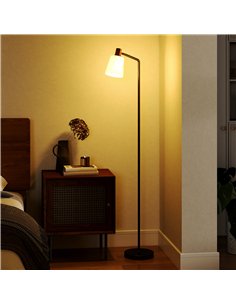 HOMCOM Floor Lamp with 350° Rotatable Head, Modern Standing Lamp with 3000K/4000K/6500K Colour Temperatures for Living Room Bedr 2