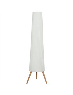 HOMCOM Three-Level Tripod Floor Lamp - White