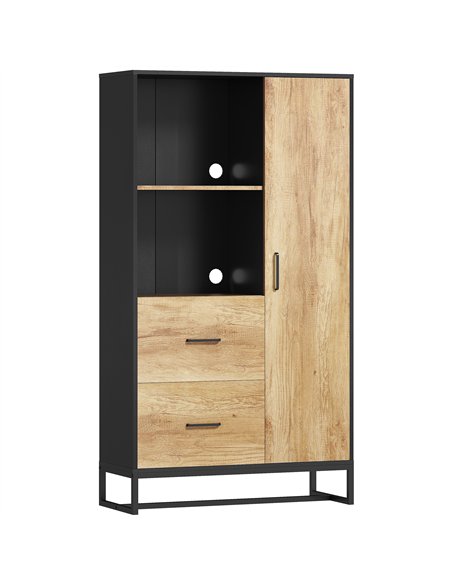 HOMCOM Tall Kitchen Cupboard, Freestanding Kitchen Pantry Cabinet with Adjustable Shelves, Drawers and Soft Close Door, 160cm - pic 171132 | FastDaddyshop