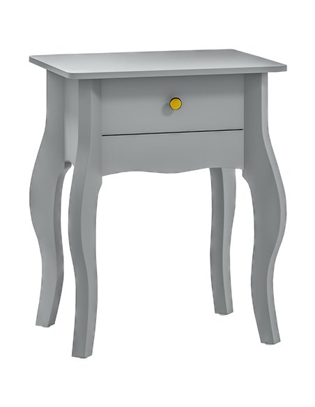 HOMCOM French Style Side Table with Drawer - Grey - pic 171168 | FastDaddyshop
