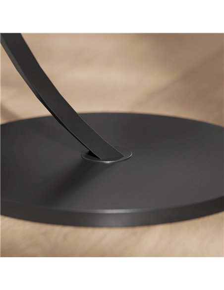 HOMCOM C Shaped Side Table, Round Bedside Table with Marble Effect Top, Modern Coffee Table Sofa End Table with Metal Frame for  - pic 171221 | FastDaddyshop