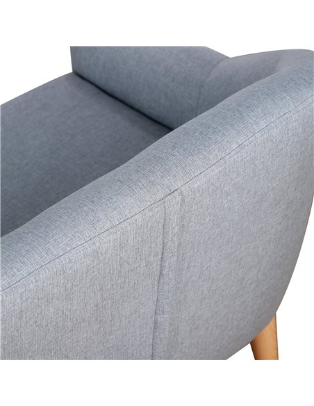 HOMCOM Kids Mini Sofa Children Armchair Seating Chair Bedroom Playroom Furniture Wood Frame Grey - pic 17140 | FastDaddyshop