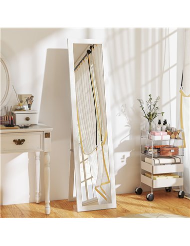 HOMCOM 37 x 157 cm Full Length Mirror - White