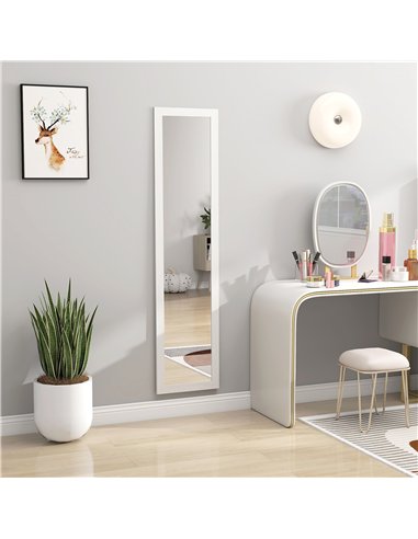 HOMCOM 37 x 157 cm Full Length Mirror - White