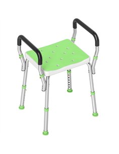 HOMCOM 57-69cm Aluminium Frame Bath Seat