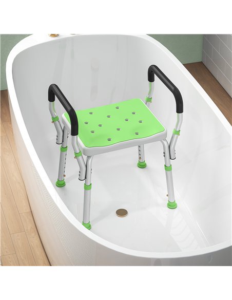 HOMCOM 57-69cm Aluminium Frame Bath Seat - pic 171716 | FastDaddyshop