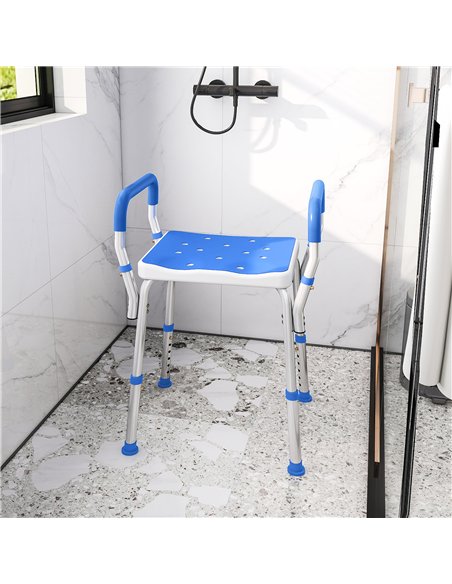 HOMCOM 57-69cm Aluminium Frame Bath Seat - pic 171736 | FastDaddyshop