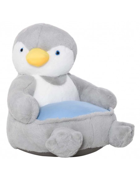 Homcom Kids Penguin-Designed Armchair, Grey - pic 17182 | FastDaddyshop