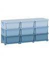 HOMCOM Kids Storage Unit, with Nine Drawers - Blue