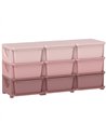 HOMCOM Kids Storage Unit, with Nine Drawers - Pink