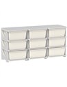 HOMCOM Kids Storage Unit, with Nine Drawers - Cream