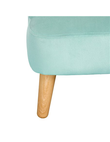 HOMCOM Toddler Chair, 2pcs Kids Sofa Set, Sofa & Ottoman for Bedroom, Playroom, Boys and Girls, 3-5 years old, Blue - pic 17247 | FastDaddyshop