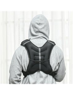 HOMCOM 8KG Weighted Vest, Running Weight Vest with Adjustable Strap, Convenient Pocket and Reflective Strips for Men and Women 2