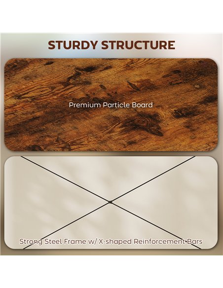 HOMCOM L Shaped Desk, Corner Computer Desk with Bookshelf for Home Office, Study Room, Workstation, 120 x 73.2 x 75cm, Rustic Br - pic 172614 | FastDaddyshop