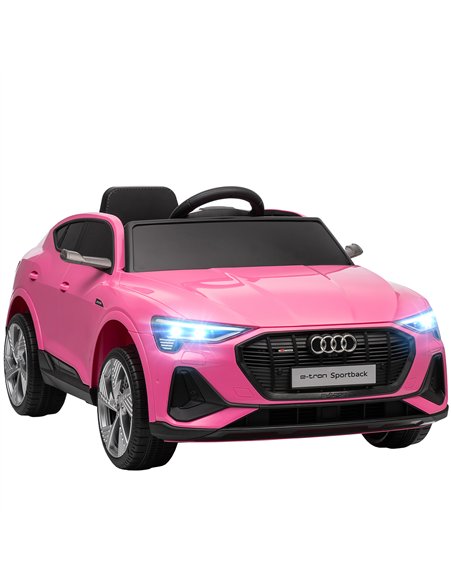 HOMCOM 12V Kids Electric Ride on, Electric Car for Kids with Parental Remote, Music, Lights, Suspension Wheels, Pink - pic 172689 | FastDaddyshop
