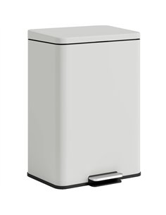 HOMCOM 20L Kitchen Bin with Soft-Close Lid and Stay-Open Function, Pedal Bin with Removable Inner Bucket for Kitchen, Office, Ho
