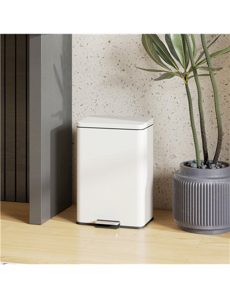 HOMCOM 20L Kitchen Bin with Soft-Close Lid and Stay-Open Function, Pedal Bin with Removable Inner Bucket for Kitchen, Office, Ho - pic 172753 | FastDaddyshop